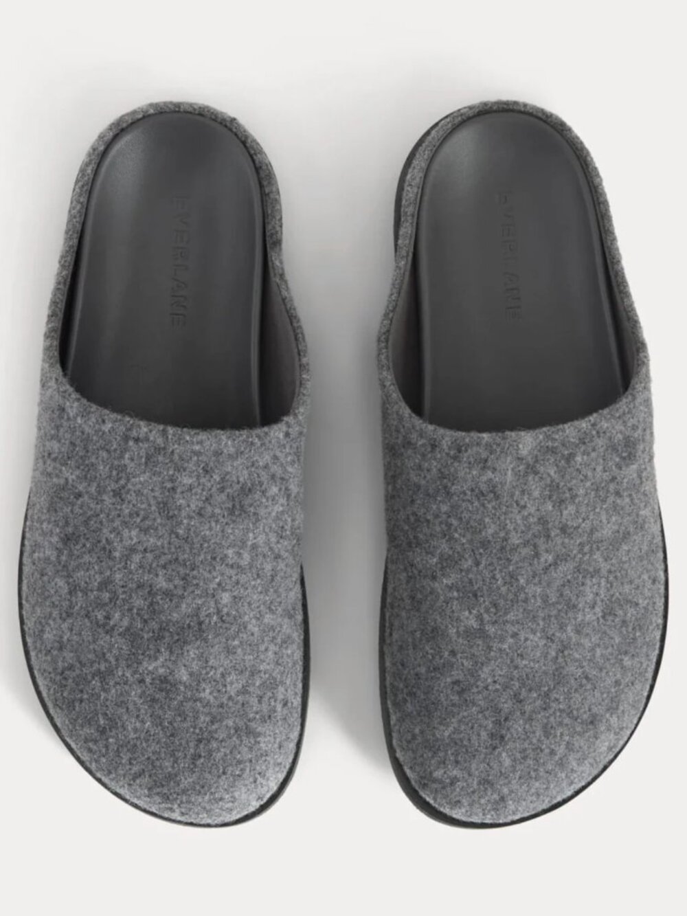 NWT Everlane Wool Clog Charcoal Women’s Size 6.5